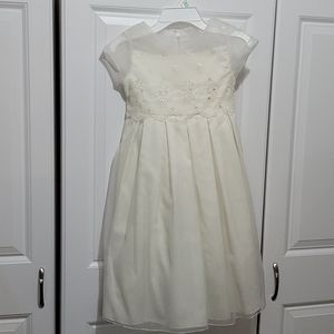Bonnie Jean Ivory Flower Girl Dress